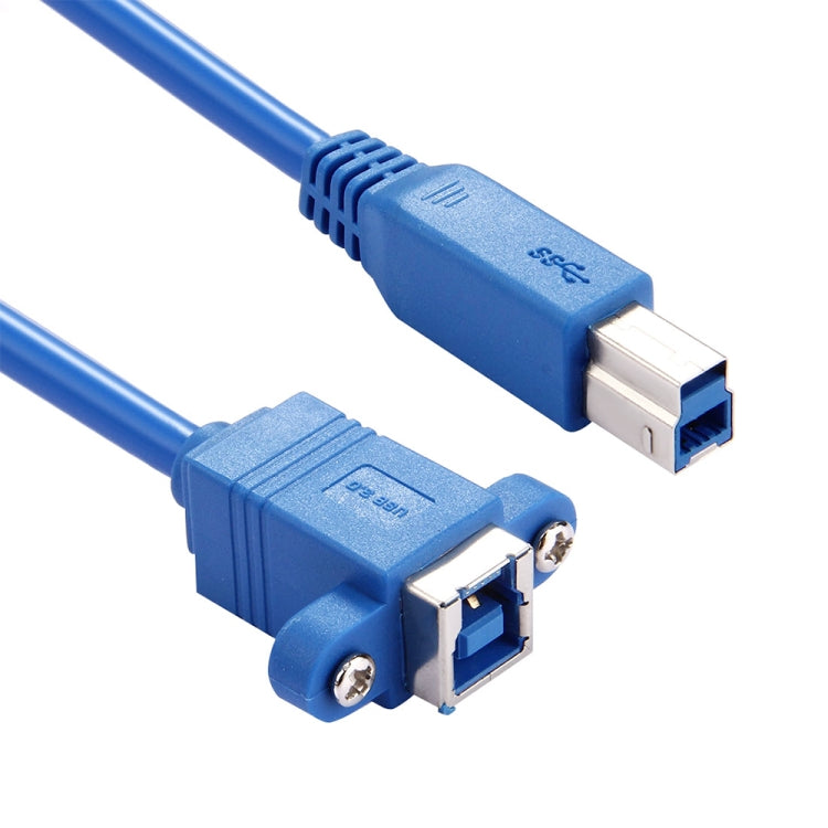 Кабель-адаптер USB 3.0 B-мама - B-папа длиной 50 см для передачи данных принтера/сканера