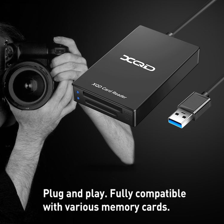 Кардридер Rocketek XQD312 Type-C для SD/XQD 2 в 1