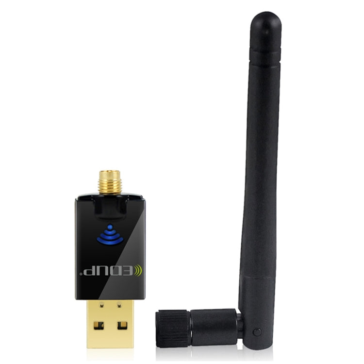 Сетевая карта EDUP EP-DB1607, двухдиапазонный беспроводной Wi-Fi USB 2.0 Ethernet, 600 Мбит/с, 2,4 ГГц и 5 ГГц