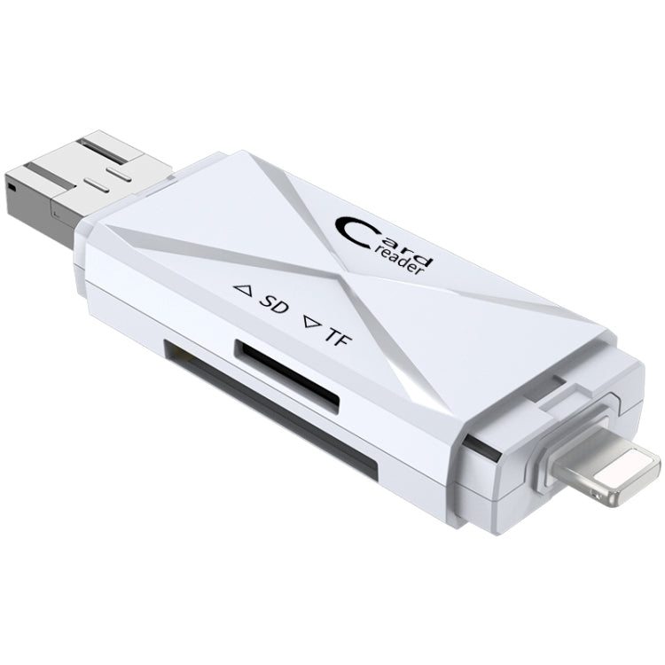 Многофункциональный картридер ADS-208 8 Pin+USB+Micro USB