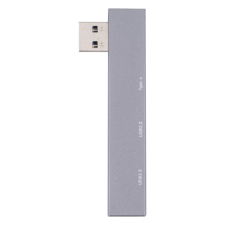 Адаптер 889C USB-штекер на USB 2.0+USB 3.0+USB-C/Type-C (гнездо)