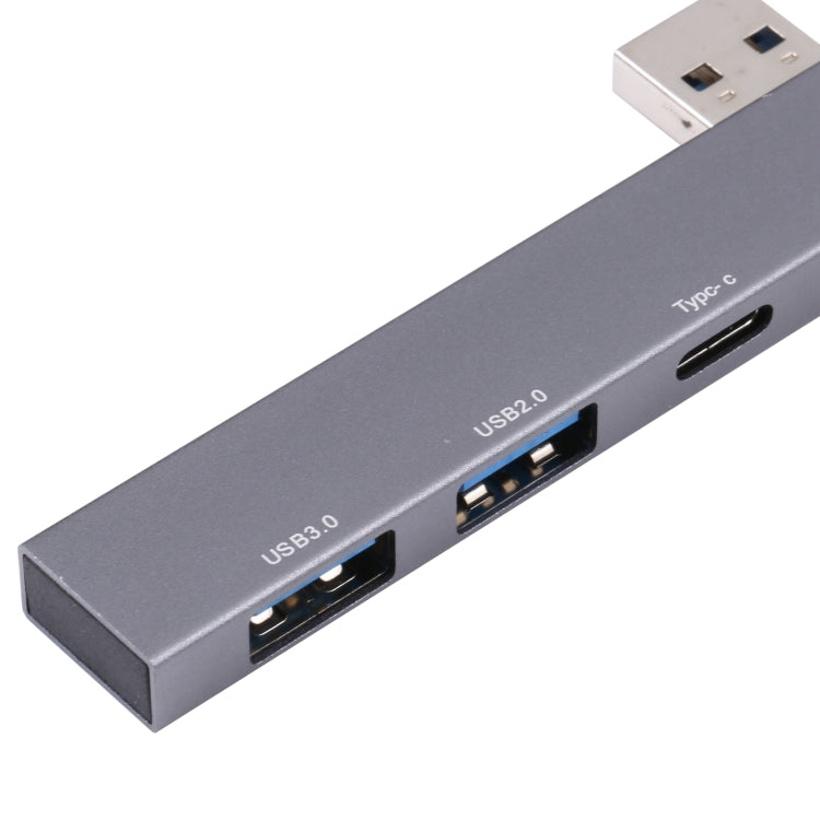Адаптер 889C USB-штекер на USB 2.0+USB 3.0+USB-C/Type-C (гнездо)
