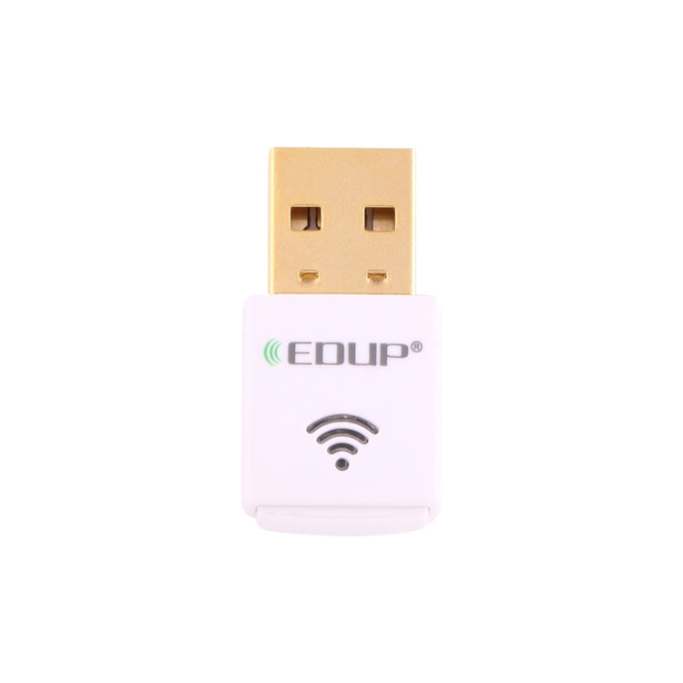 EDUP EP-AC1619 Мини Беспроводная USB-карта 600 Мбит/с 2,4 ГГц / 5,8 ГГц 150 Мбит/с + 433 Мбит/с Двухдиапазонная WiFi-сетевая карта для ноутбука / ноутбука / ПК