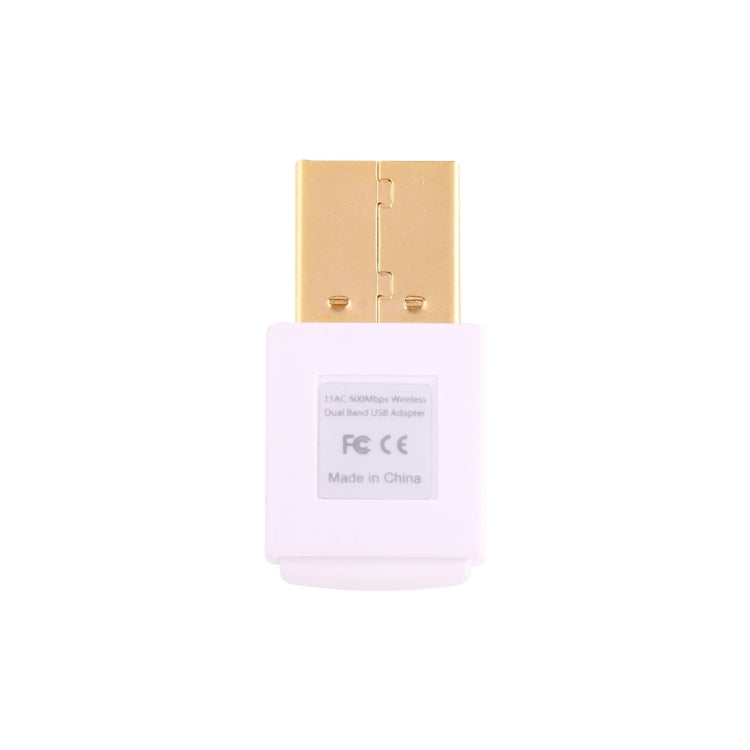 EDUP EP-AC1619 Мини Беспроводная USB-карта 600 Мбит/с 2,4 ГГц / 5,8 ГГц 150 Мбит/с + 433 Мбит/с Двухдиапазонная WiFi-сетевая карта для ноутбука / ноутбука / ПК