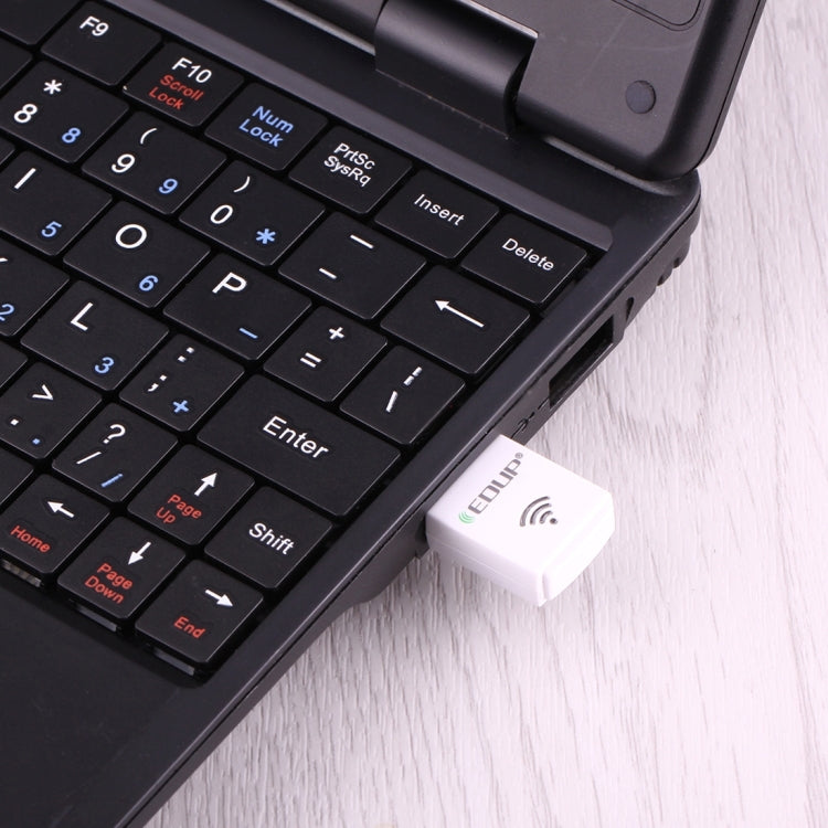 EDUP EP-AC1619 Мини Беспроводная USB-карта 600 Мбит/с 2,4 ГГц / 5,8 ГГц 150 Мбит/с + 433 Мбит/с Двухдиапазонная WiFi-сетевая карта для ноутбука / ноутбука / ПК