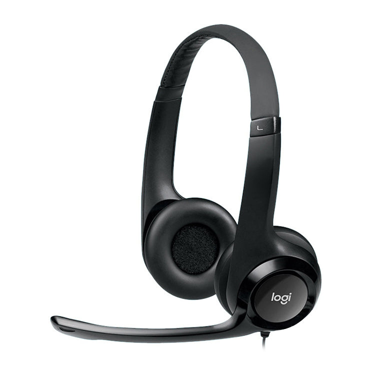 Проводная USB-гарнитура Logitech H390 со стереонаушниками и микрофоном с шумоподавлением
