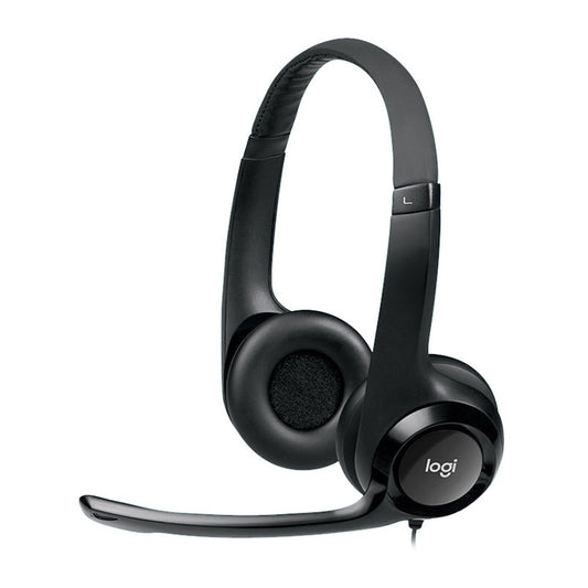 Проводная USB-гарнитура Logitech H390 со стереонаушниками и микрофоном с шумоподавлением