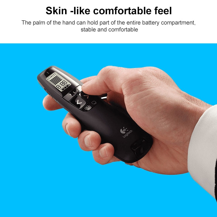 Беспроводной USB-презентер Logitech R800 2,4 ГГц с дистанционным управлением и флип-ручкой PPT