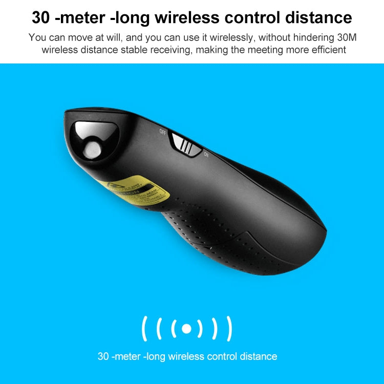 Беспроводной USB-презентер Logitech R800 2,4 ГГц с дистанционным управлением и флип-ручкой PPT