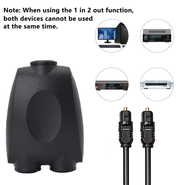 QHG03 Spdif квадратный разветвитель с 1 входом и 2 выходами и ИК-пультом дистанционного управления