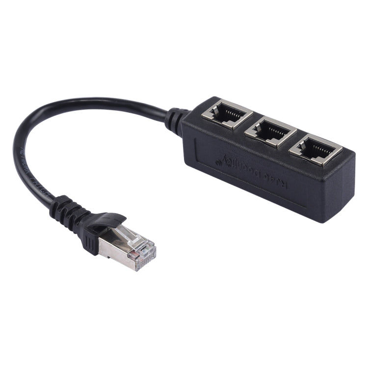 Сетевой удлинитель-разветвитель RJ45 для локальной сети Ethernet с 1 на 3 розетки