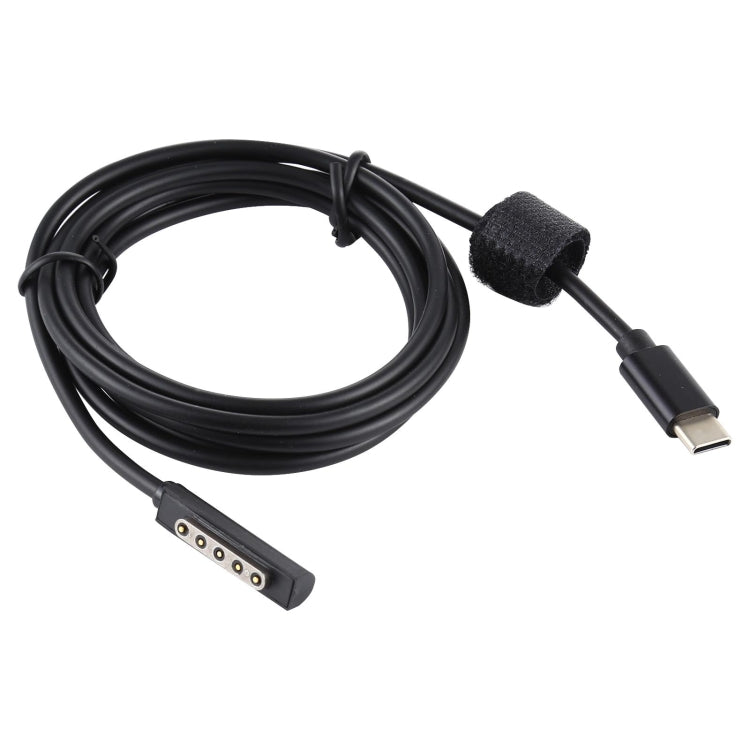 Блок питания USB-C/Type-C, кабель для быстрой зарядки PD 65 Вт для Microsoft Surface Pro 2, длина кабеля: 1,5 м