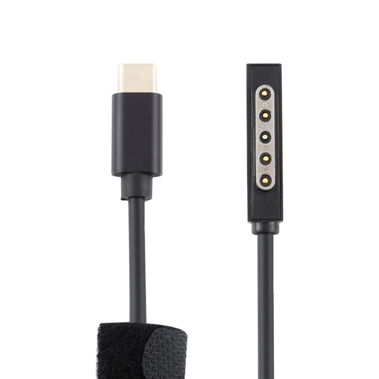 Блок питания USB-C/Type-C, кабель для быстрой зарядки PD 65 Вт для Microsoft Surface Pro 2, длина кабеля: 1,5 м