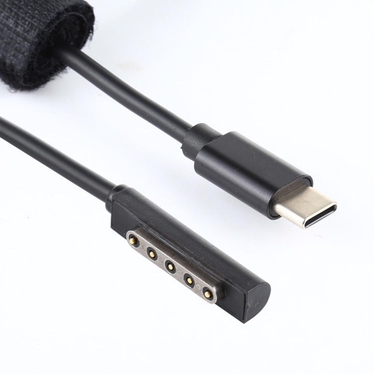 Блок питания USB-C/Type-C, кабель для быстрой зарядки PD 65 Вт для Microsoft Surface Pro 2, длина кабеля: 1,5 м