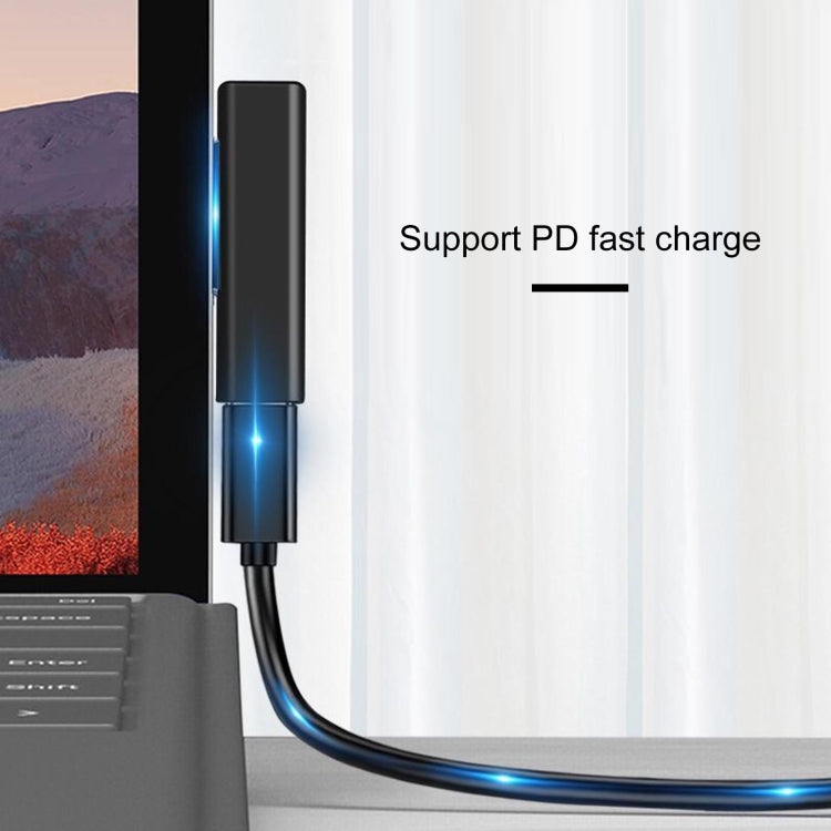 Адаптер USB-C / Type-C Female PD для быстрой зарядки Microsoft Surface Pro 3 / 4 / 5 / 6 / 7