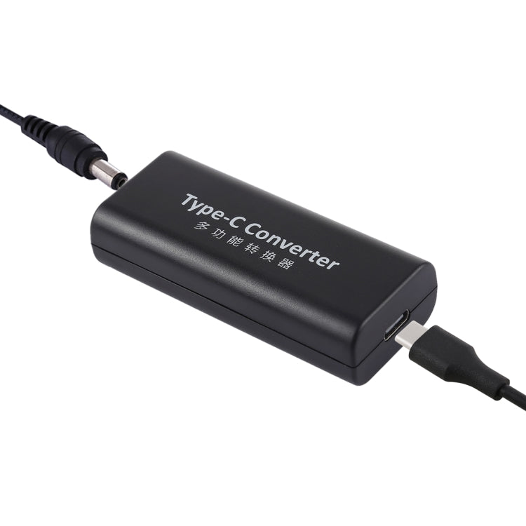 Адаптер питания DC 5,5 x 2,1 мм (гнездо) на USB-C/Type C (гнездо) с кабелем USB-C/Type C длиной 30 см