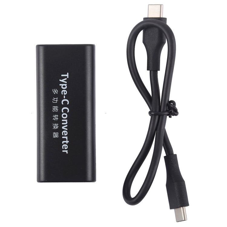 Адаптер питания DC 5,5 x 2,1 мм (гнездо) на USB-C/Type C (гнездо) с кабелем USB-C/Type C длиной 30 см