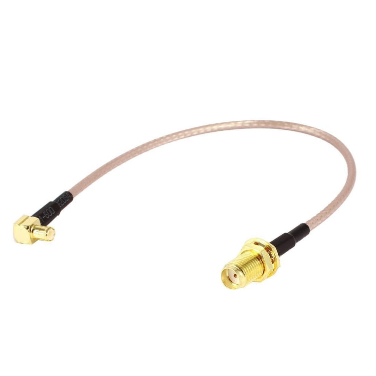 15 cm SMA sieviešu un MCX vīriešu taisnleņķa adapteris RF koaksiālais koaksiālais RG316 kabelis