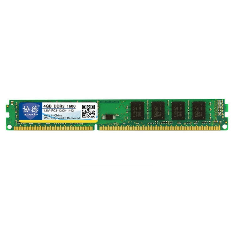 Модуль оперативной памяти XIEDE X034 DDR3 1600 МГц 4 ГБ 1,5 В, полная совместимость, для настольных ПК