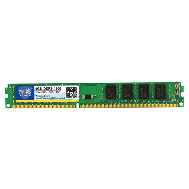 Модуль оперативной памяти XIEDE X034 DDR3 1600 МГц 4 ГБ 1,5 В, полная совместимость, для настольных ПК