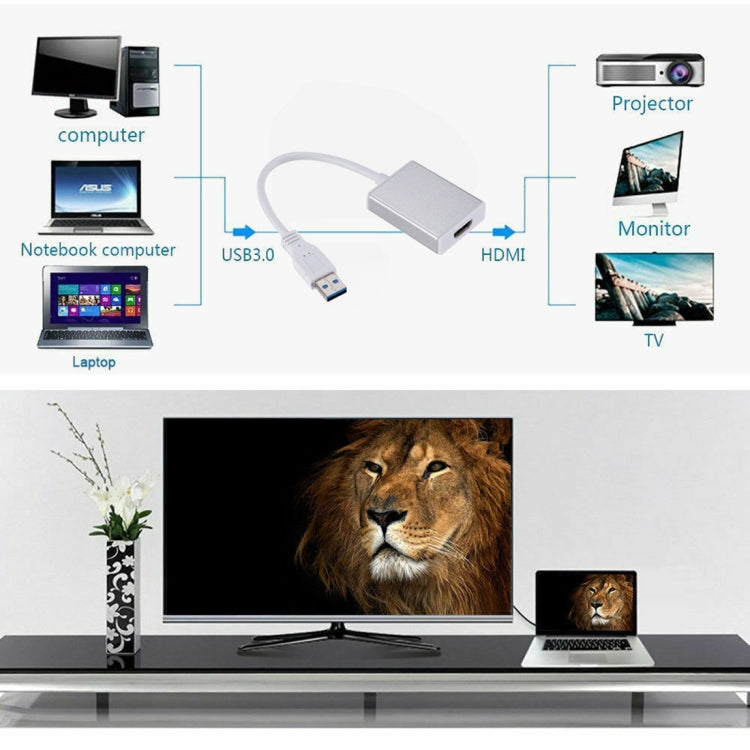 Кабель-переходник для внешней видеокарты USB3.0 в HDMI