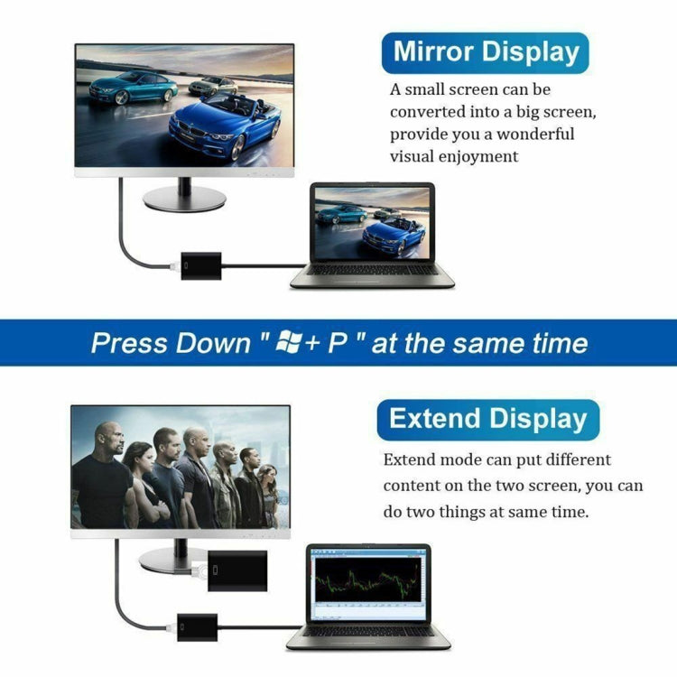 Кабель-переходник для внешней видеокарты USB3.0 в HDMI