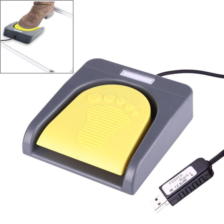 FS2016_USB PCsensor USB Педальный переключатель для ножного управления, клавиатура, мультимедиа / клавиатура / геймпад / мышь / струна / функции получения ультразвуковых изображений B