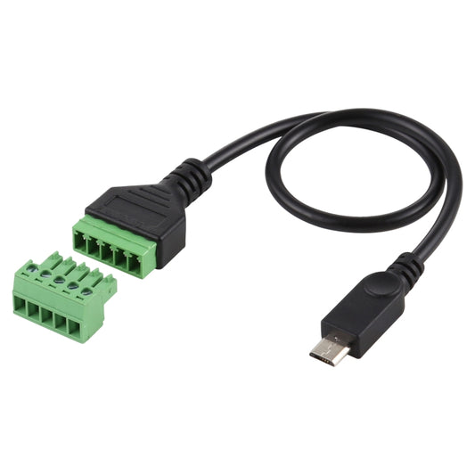 Кабель-адаптер для подключения Micro USB «папа» на 5-контактные разъемы без пайки, длина: 30 см