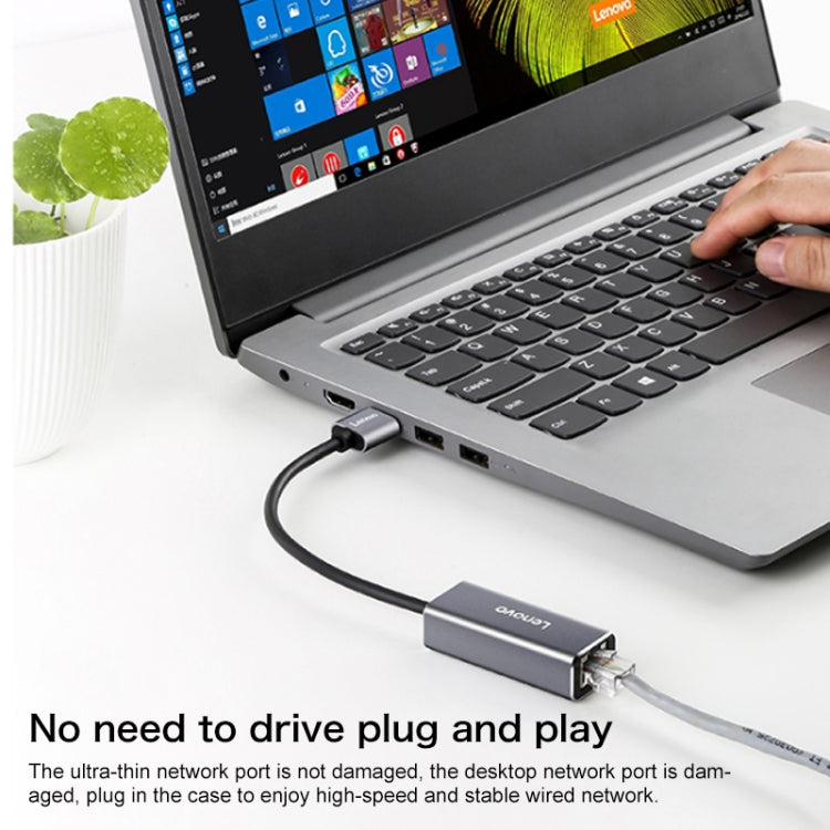 Конвертер Lenovo F1-C01 Type-C/USB-C в Gigabit Ethernet