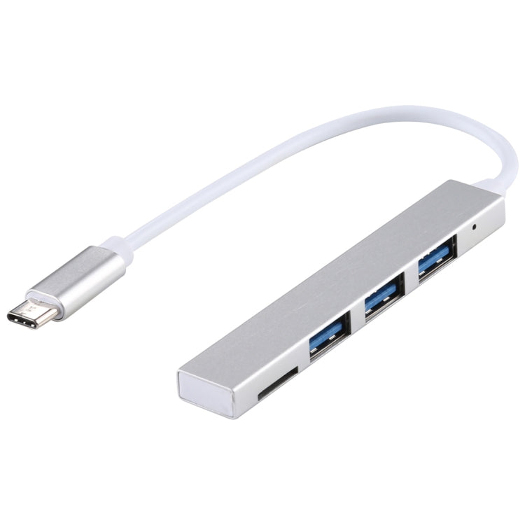 T-818 TF + 3 x USB 3.0 - USB-C / Type-C HUB-адаптер