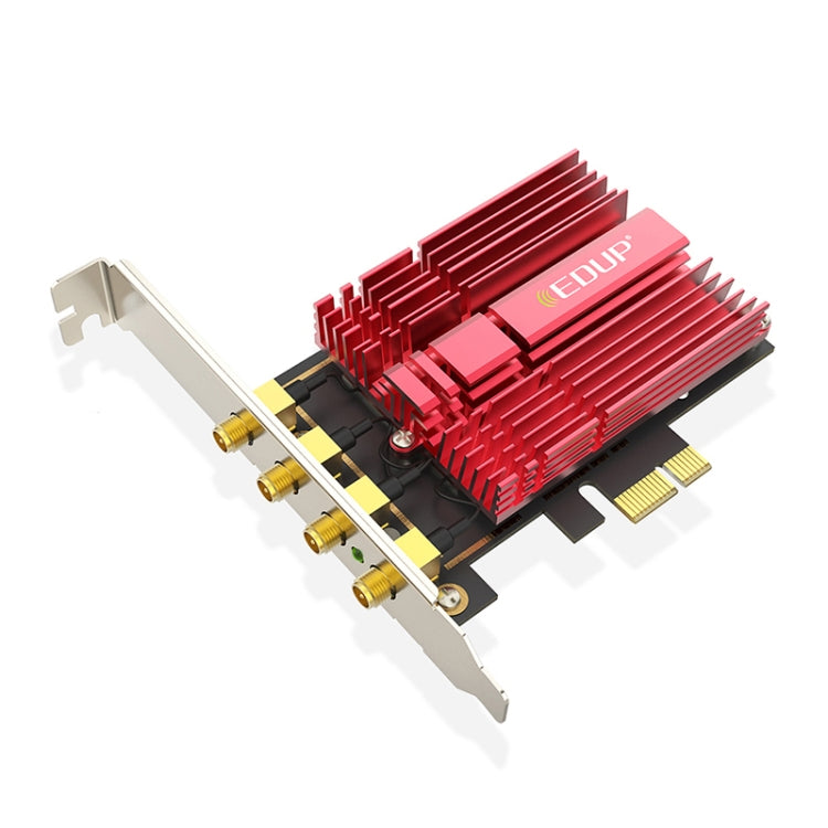 EDUP 9633-800 AC1900 Мбит/с 2,4 ГГц и 5 ГГц двухдиапазонный PCI-Express адаптер внешняя сетевая карта с 4 антеннами
