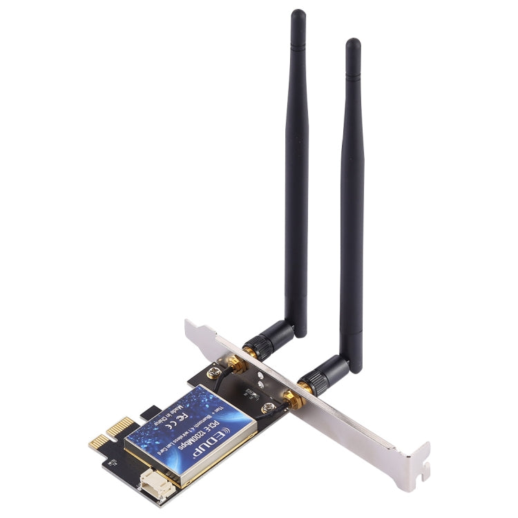 EDUP EP-9620 2 в 1 AC1200 Мбит/с 2,4 ГГц и 5,8 ГГц двухдиапазонный PCI-E WiFi-адаптер с 2 антеннами внешняя сетевая карта + Bluetooth