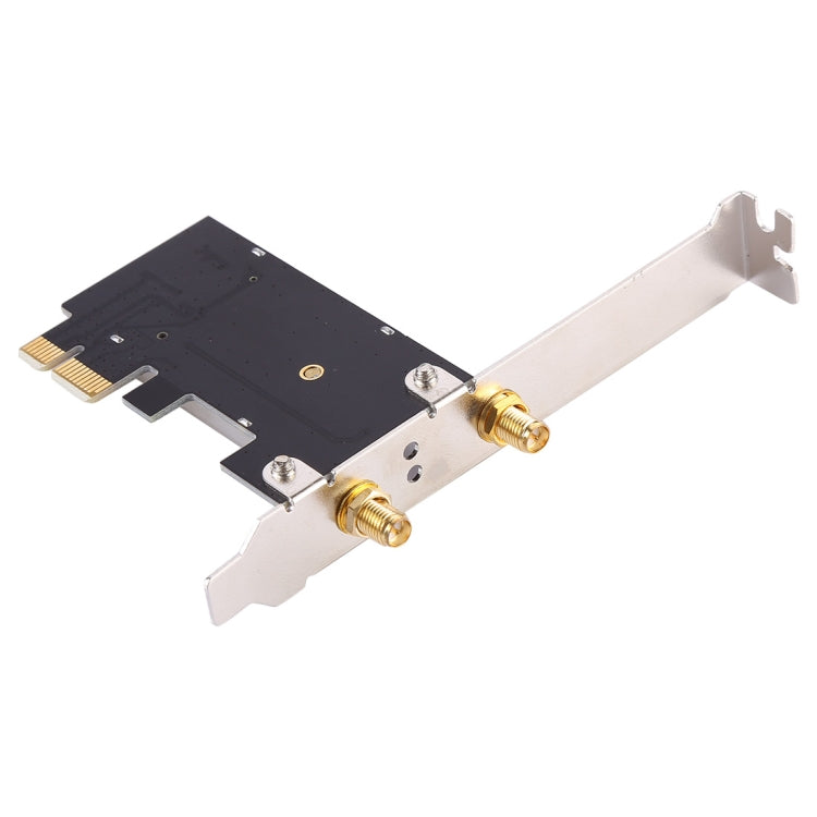 EDUP EP-9620 2 в 1 AC1200 Мбит/с 2,4 ГГц и 5,8 ГГц двухдиапазонный PCI-E WiFi-адаптер с 2 антеннами внешняя сетевая карта + Bluetooth