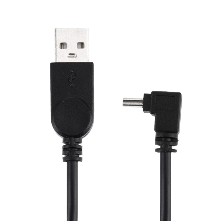 Кабель Mini USB-USB для передачи данных и зарядки с углом 90 градусов, длина: 28 см