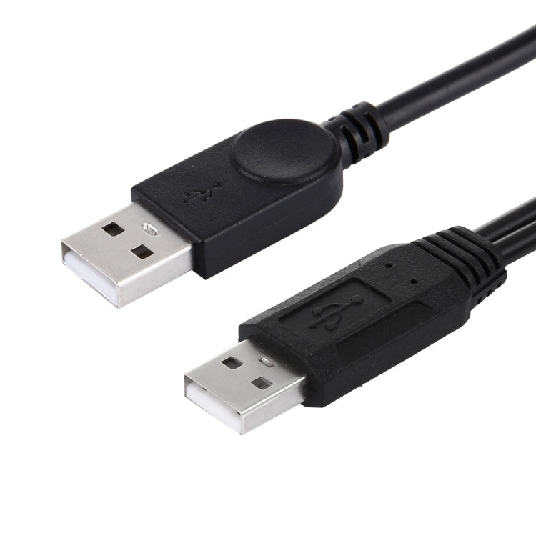 Кабель 2 в 1 USB 2.0 «папа» на 2 двух USB «папа» для компьютера/ноутбука, длина: 50 см