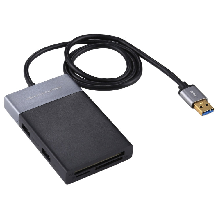 Многофункциональный 6-в-1: двойной USB 3.0 + XQD + CF + TF + SD кард-ридер