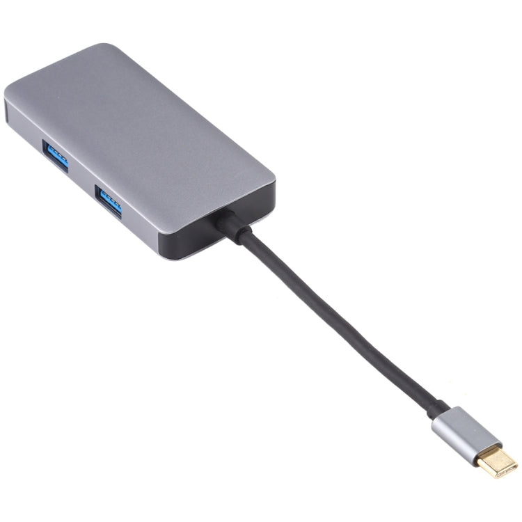 5 vienā divkāršs USB 3.0 + CF + TF + SD daudzfunkcionāls USB-C OTG karšu lasītājs
