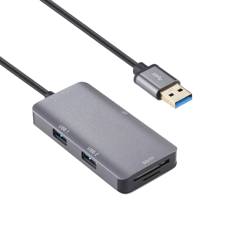Многофункциональный картридер USB 3.0 5 в 1 с двумя портами USB 3.0 + CF + TF + SD