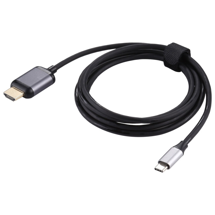4K 60Hz C tipa / USB-C vīriešu un HDMI vīriešu adaptera kabelis, garums: 1,8 m