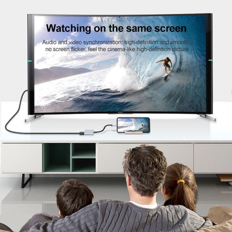 2 in 1 USB-C / Type-C to 2 x HDTV Ports HUB Adapter