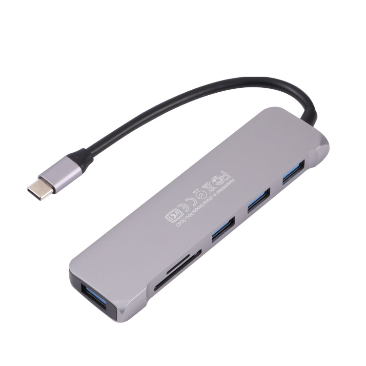 6 vienā daudzfunkcionāla C tipa / USB-C adaptera dokstacija