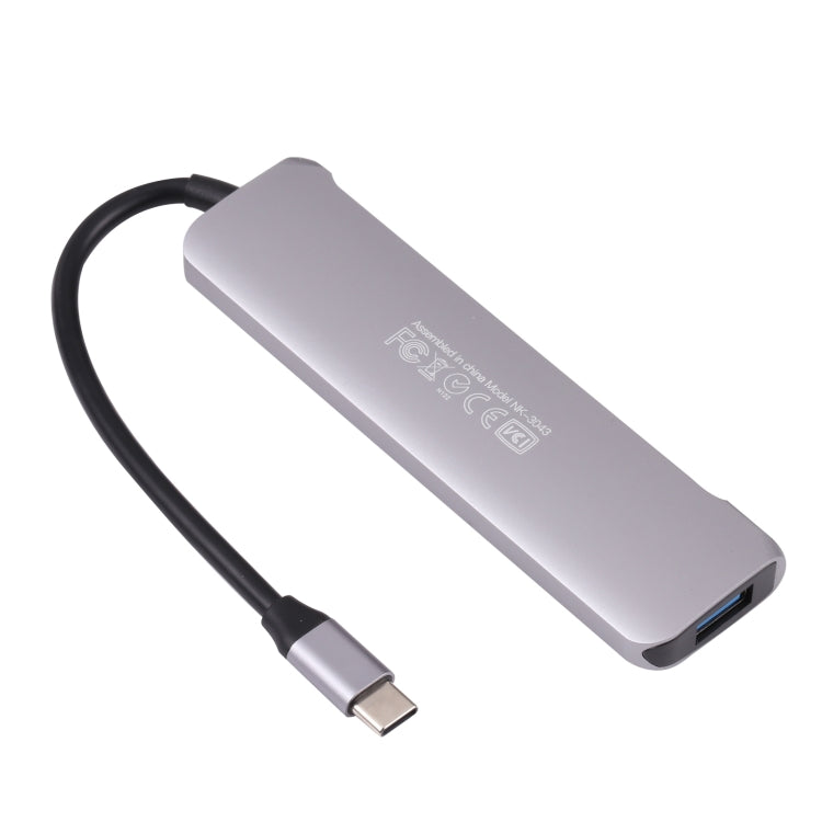 6 vienā daudzfunkcionāla C tipa / USB-C adaptera dokstacija