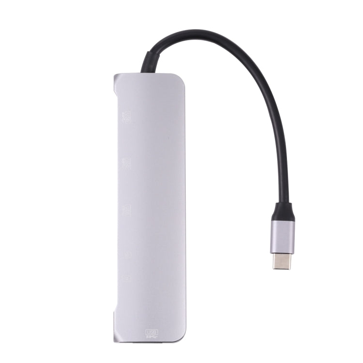 6 vienā daudzfunkcionāla C tipa / USB-C adaptera dokstacija