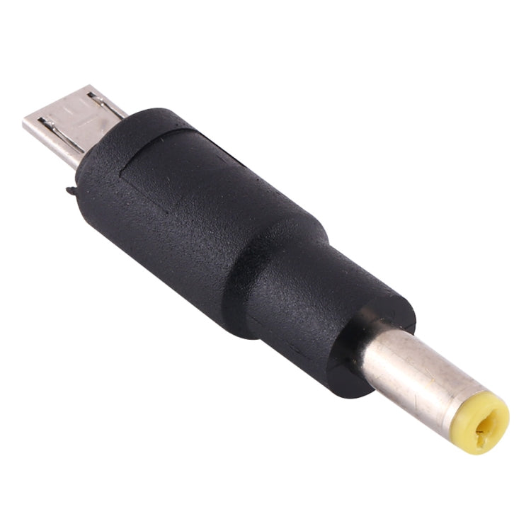10 gab. 5,5 x 2,5 mm uz Micro USB līdzstrāvas barošanas spraudņa savienotājs