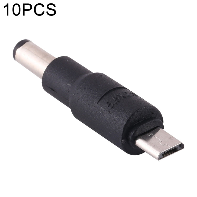 10 шт. разъемов питания постоянного тока 5,5 x 2,1 мм - Micro USB