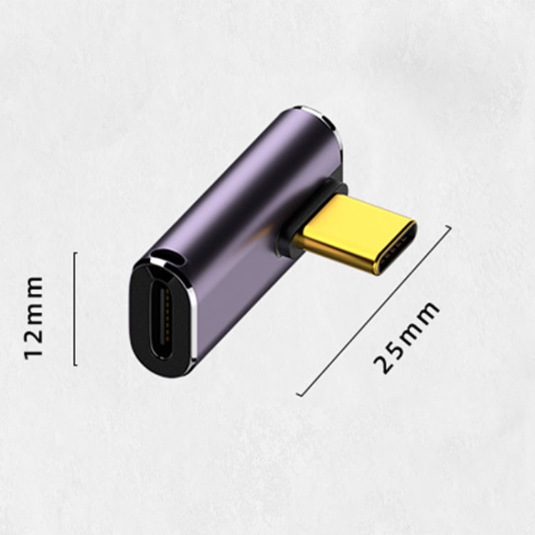 Адаптер USB-C/Type-C (мама) на USB-C/Type-C (папа) 40 Гбит/с, средний, с подсветкой, 240 Вт