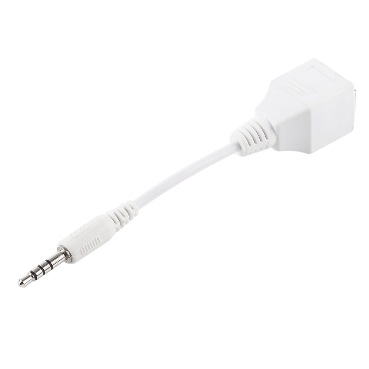 Сетевой адаптер Ethernet LAN CAT5 RJ45 с разъемом 3,5 мм, 4-полюсным штекером, общая длина: около 13 см