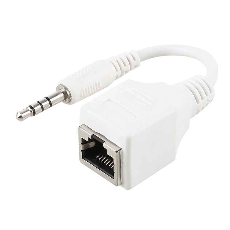 Сетевой адаптер Ethernet LAN CAT5 RJ45 с разъемом 3,5 мм, 4-полюсным штекером, общая длина: около 13 см