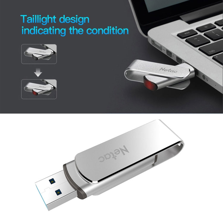 Флеш-диск Netac U388 64 ГБ USB 3.0 Twister Secure с шифрованием