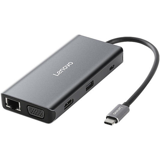 Док-станция Lenovo LX0801 с сетевым кабелем Type-C/USB-C